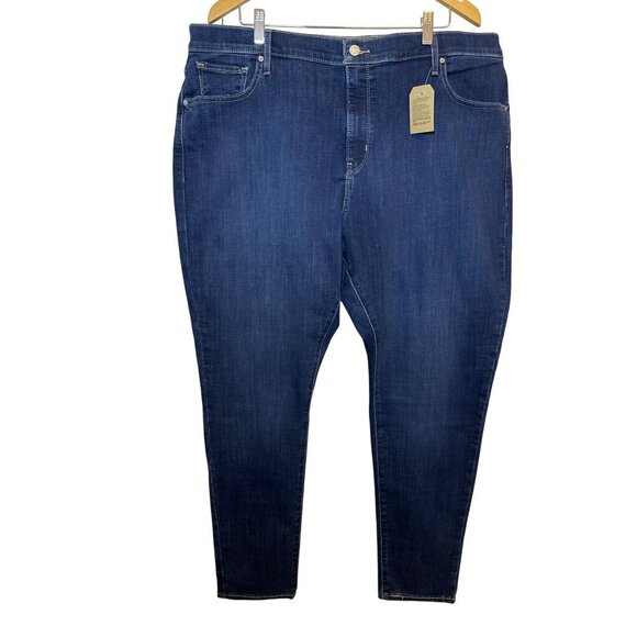 Levi's Women's 721 High-Rise Skinny Jean (Size 22W-30) Blue Story - Picture 2 of 12